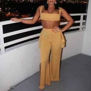 Yellow Two Piece Set